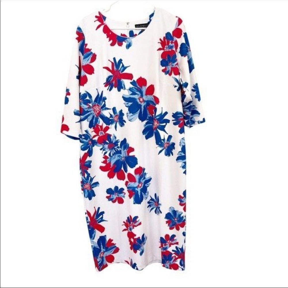 Eloquii Women Size 18/20 Floral Dress SEE DESCRIPTION